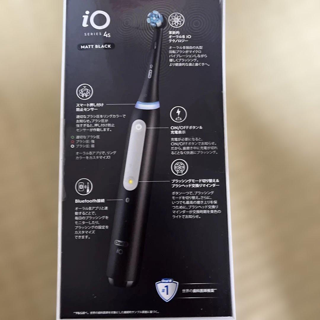 Oral-B iO4S iOG41B60BK マットブラック 本体