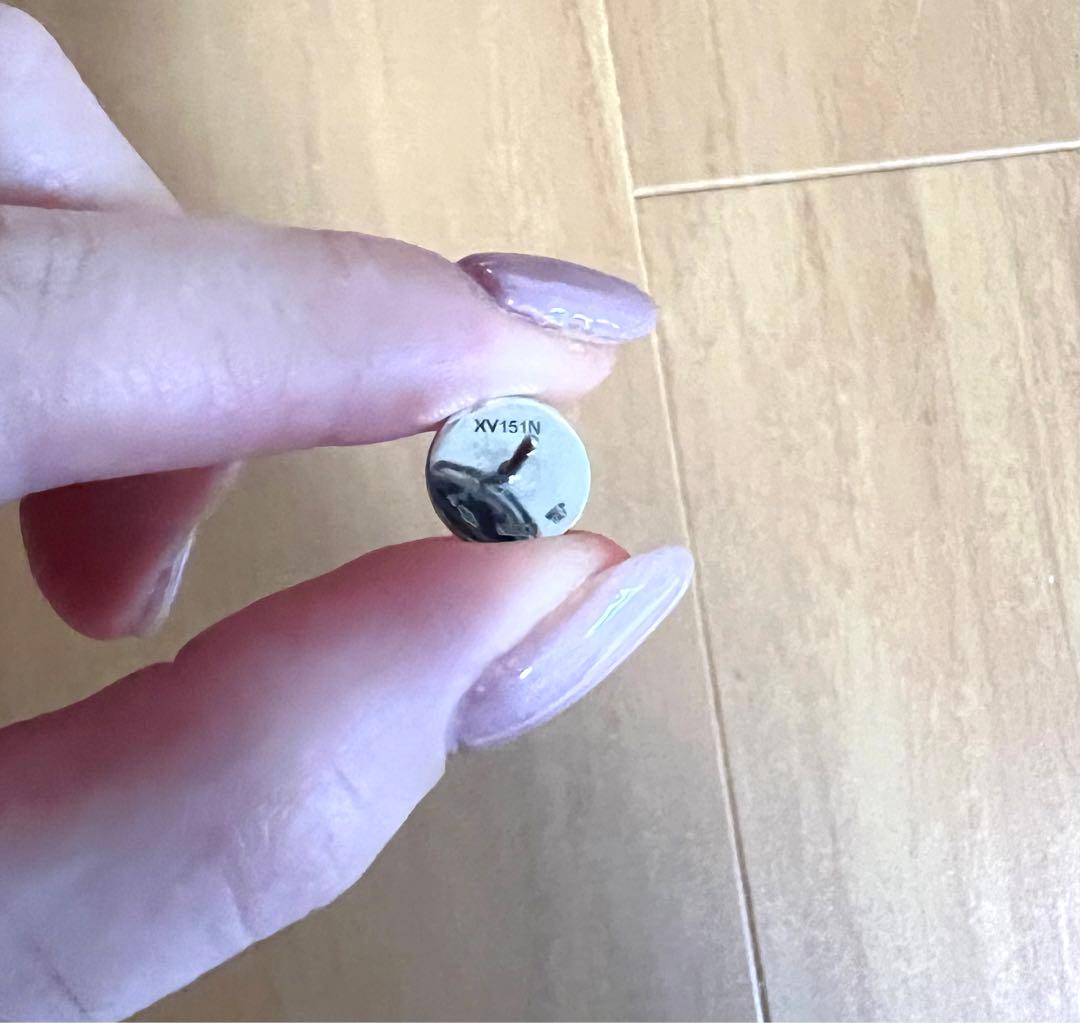 BVLGARI ブラック スタッズピアス