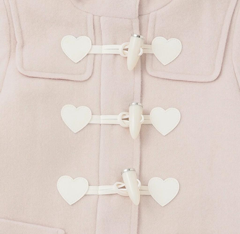 メゾピアノ 24AW フェイクファーダッフルコート