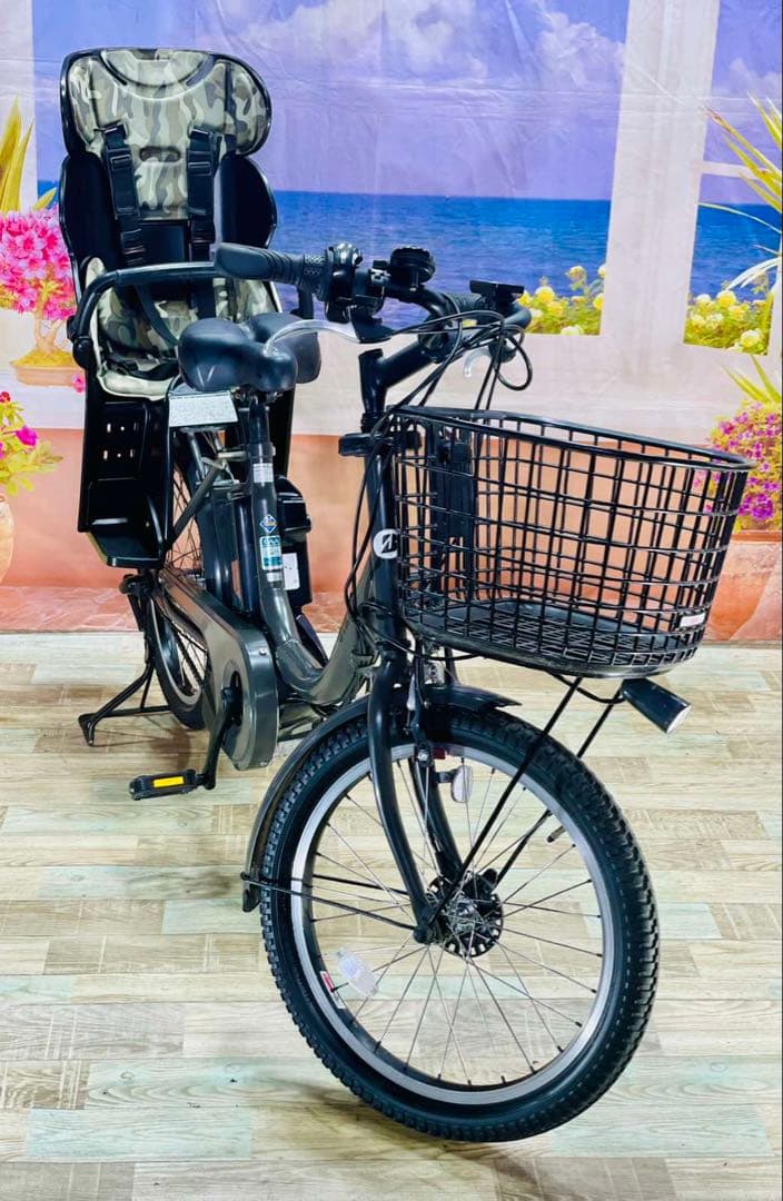 超特価！BIKKE ビッケ⭐️人気ブリヂストン子供乗せ電動アシスト自転車Y2323