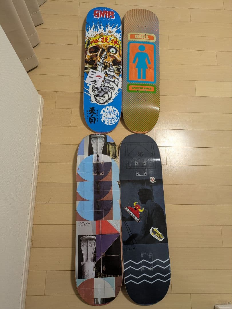 スケートボード　デッキまとめ売り　すべてほぼ未使用に近い