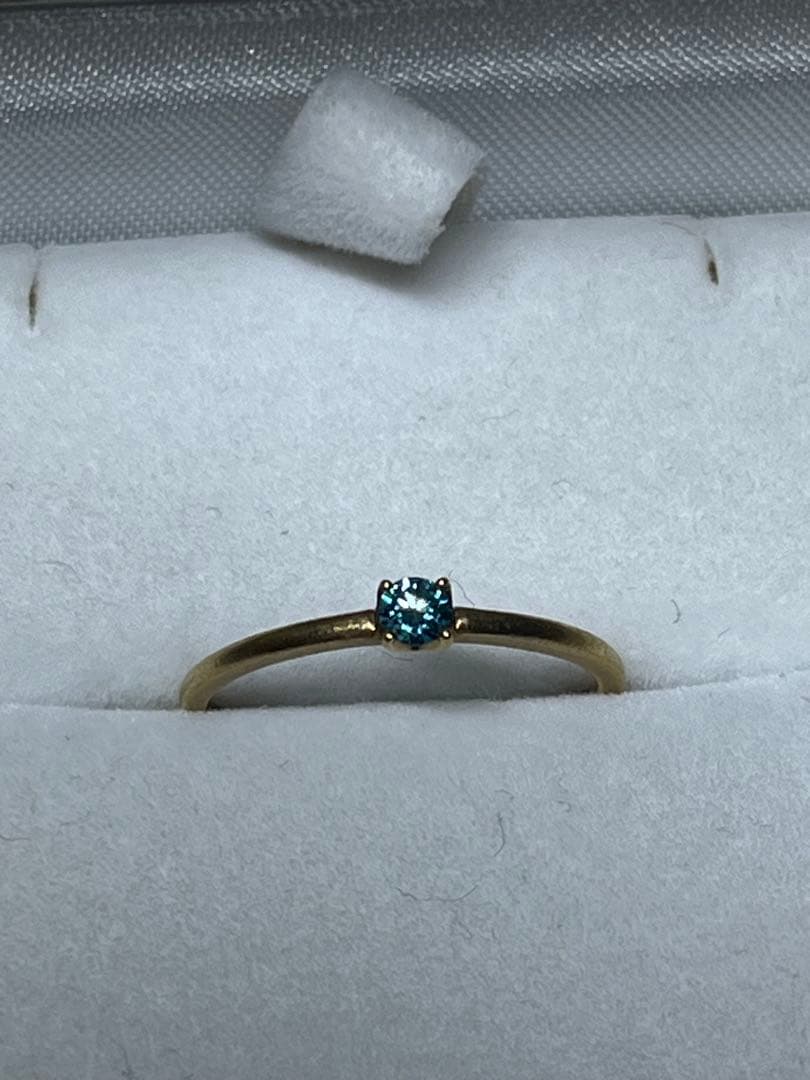 ★専用★メイジュエリーブルーダイヤモンドリング　とパールK18ピアス