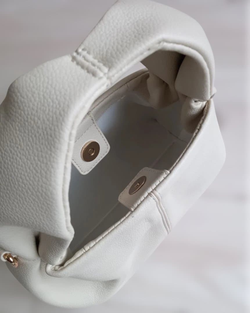 POLENE ホワイト ハンドバッグ