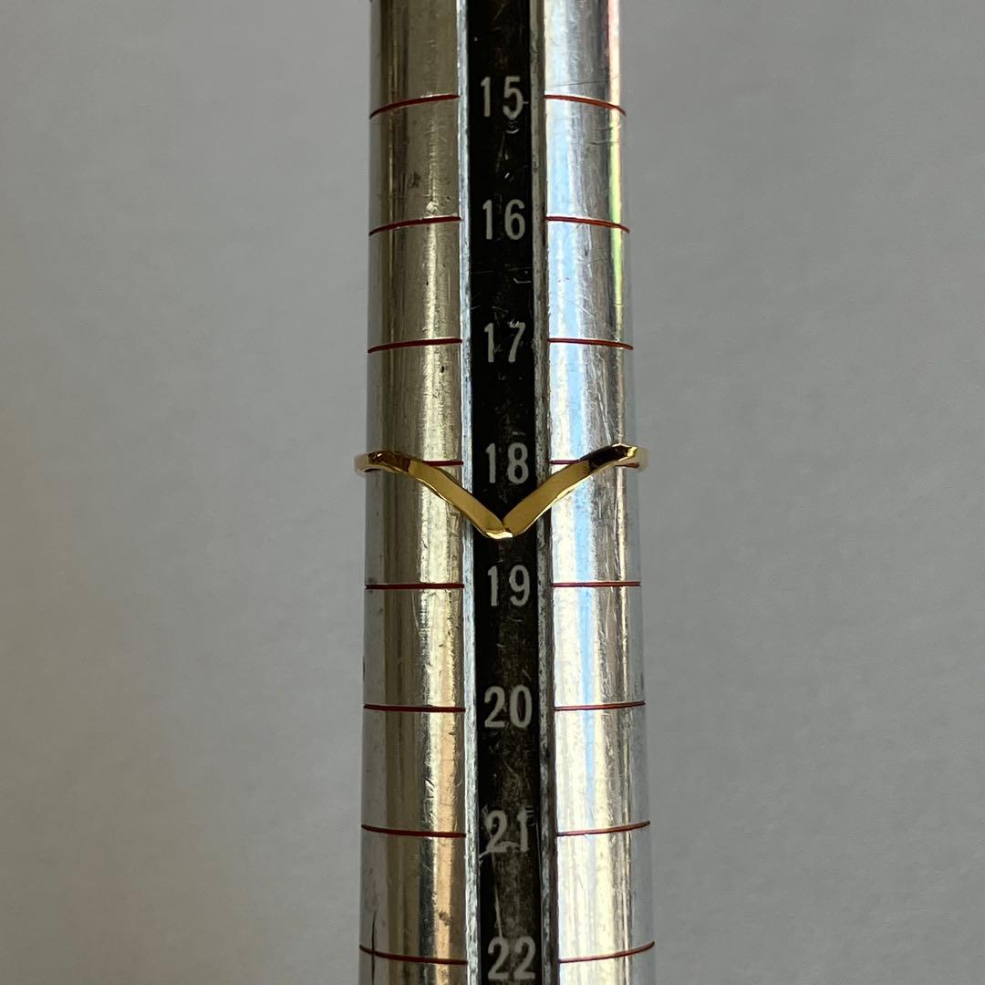 K18 18金　18号　リング　49