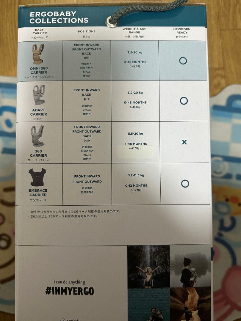 【新品未開封】エルゴベビー オムニ360 抱っこ紐