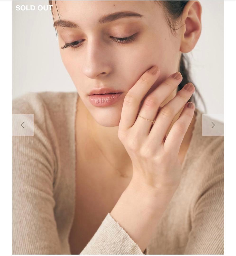 ete [レイヤード] K10YG ボールチェーン リング　11号