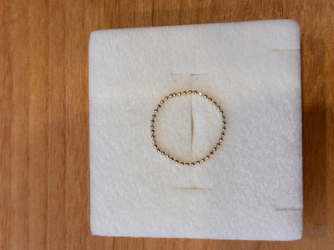 ete [レイヤード] K10YG ボールチェーン リング　11号