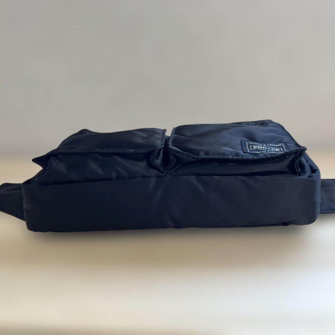 【PORTER】ポーター　タンカー　ボディバッグ　　　ブラック 巾着袋付き