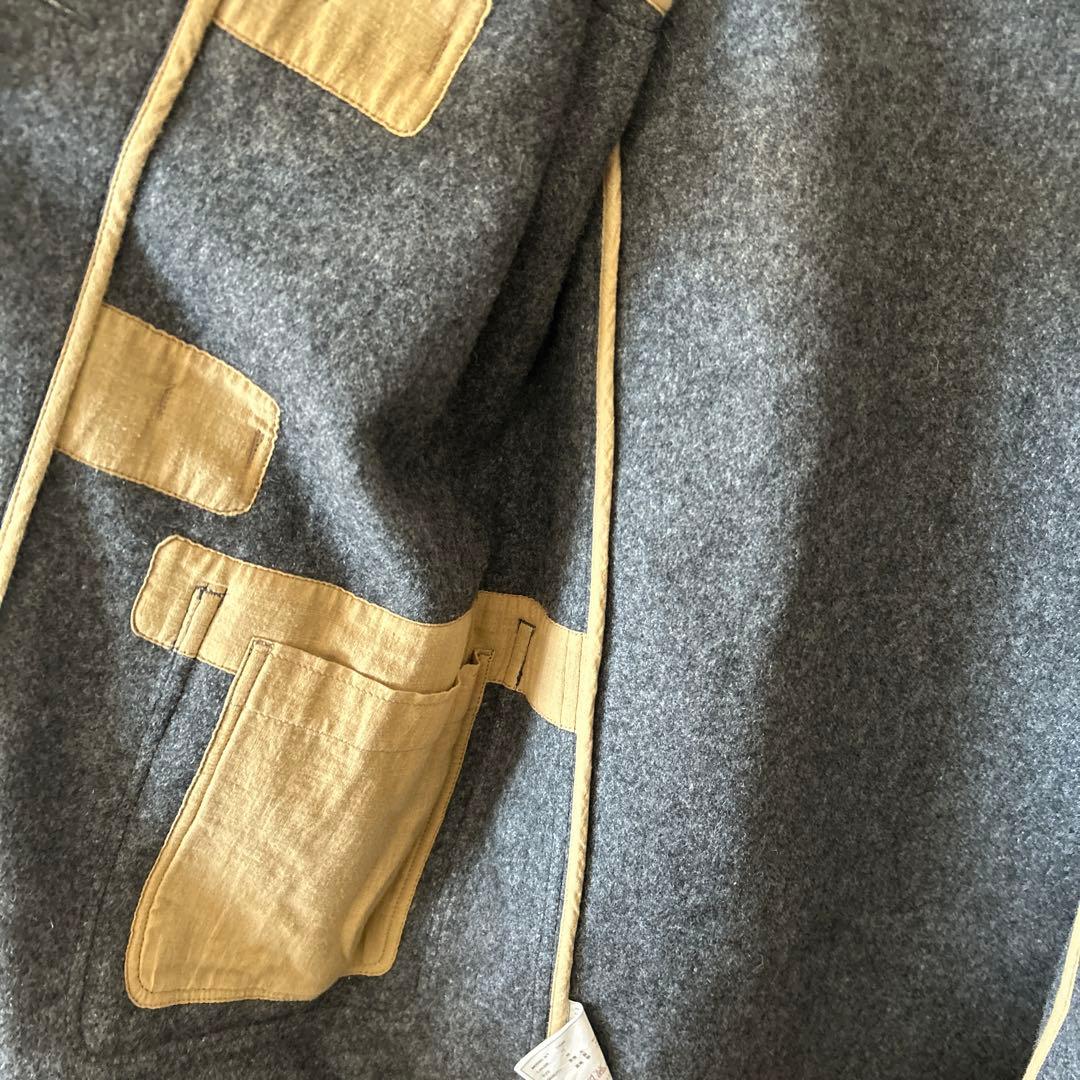 【美品】YAECA ウールリネンダッフルコート　Mサイズ