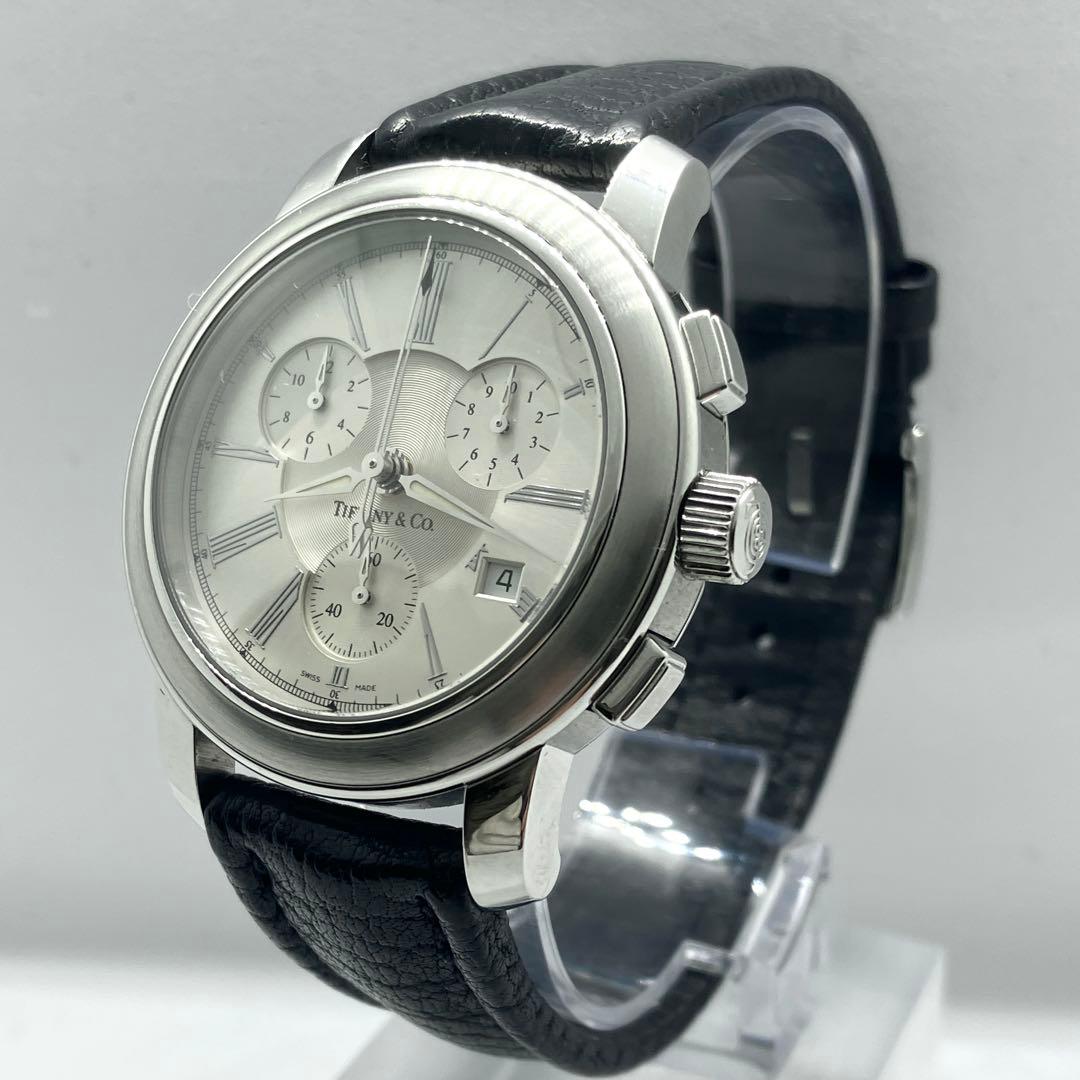 新品電池 ティファニー マークラウンド 040223136 クォーツ腕時計 稼働