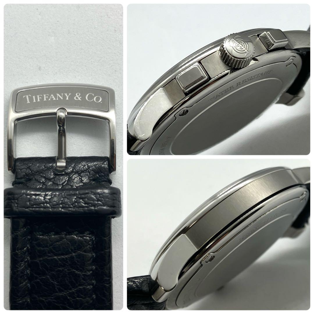 新品電池 ティファニー マークラウンド 040223136 クォーツ腕時計 稼働