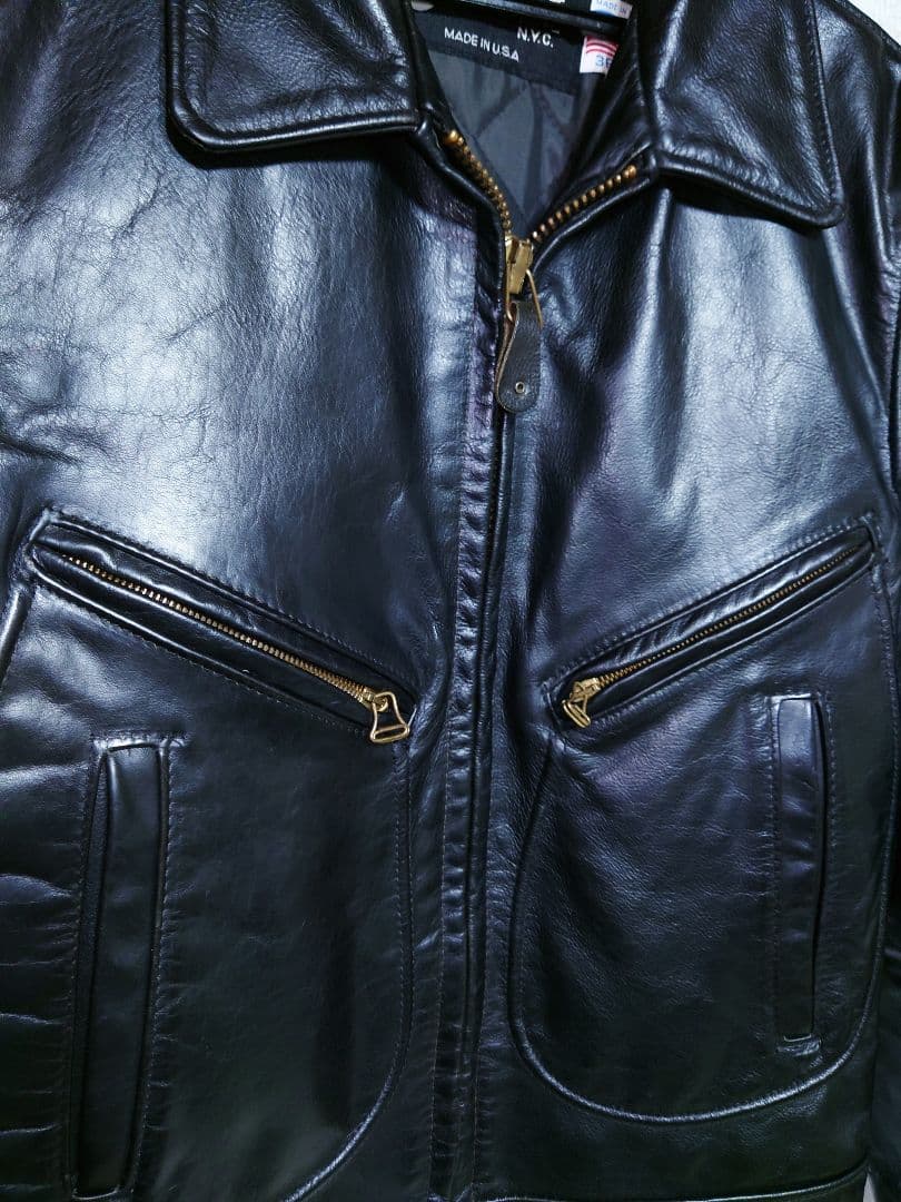 USA製 SCHOTT NYC. Dポケット シングル ライダースジャケット