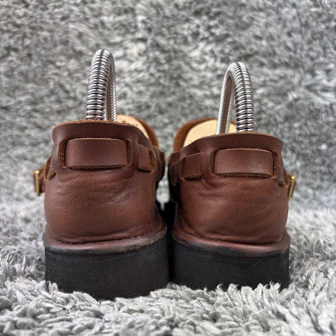 美品✨サイズ7オーロラシューズ ミドルイングリッシュ ブラウン 24cm