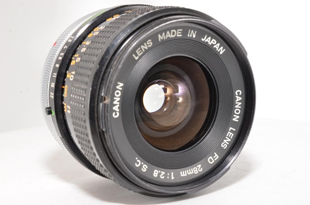 キヤノン Canon FD 28mm f2.8 S.C.#2050【付属品多数】