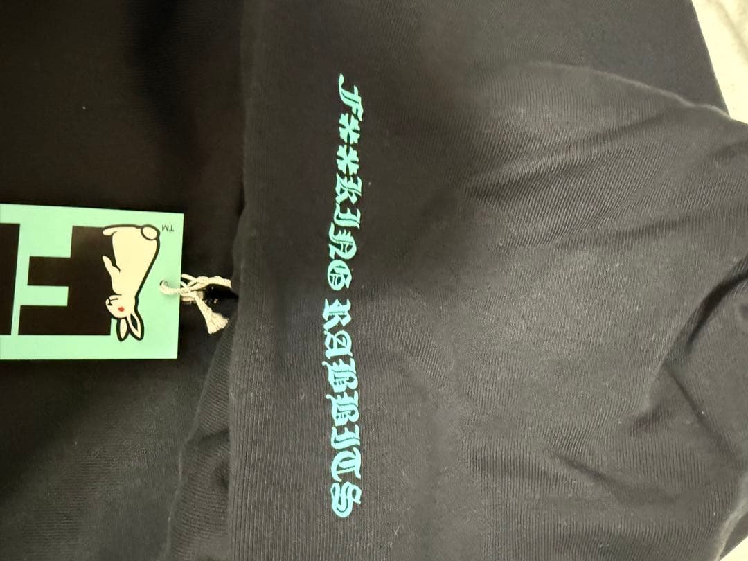 最終値下げ！#FR2 月桃　新作ブラックパーカー Lサイズ