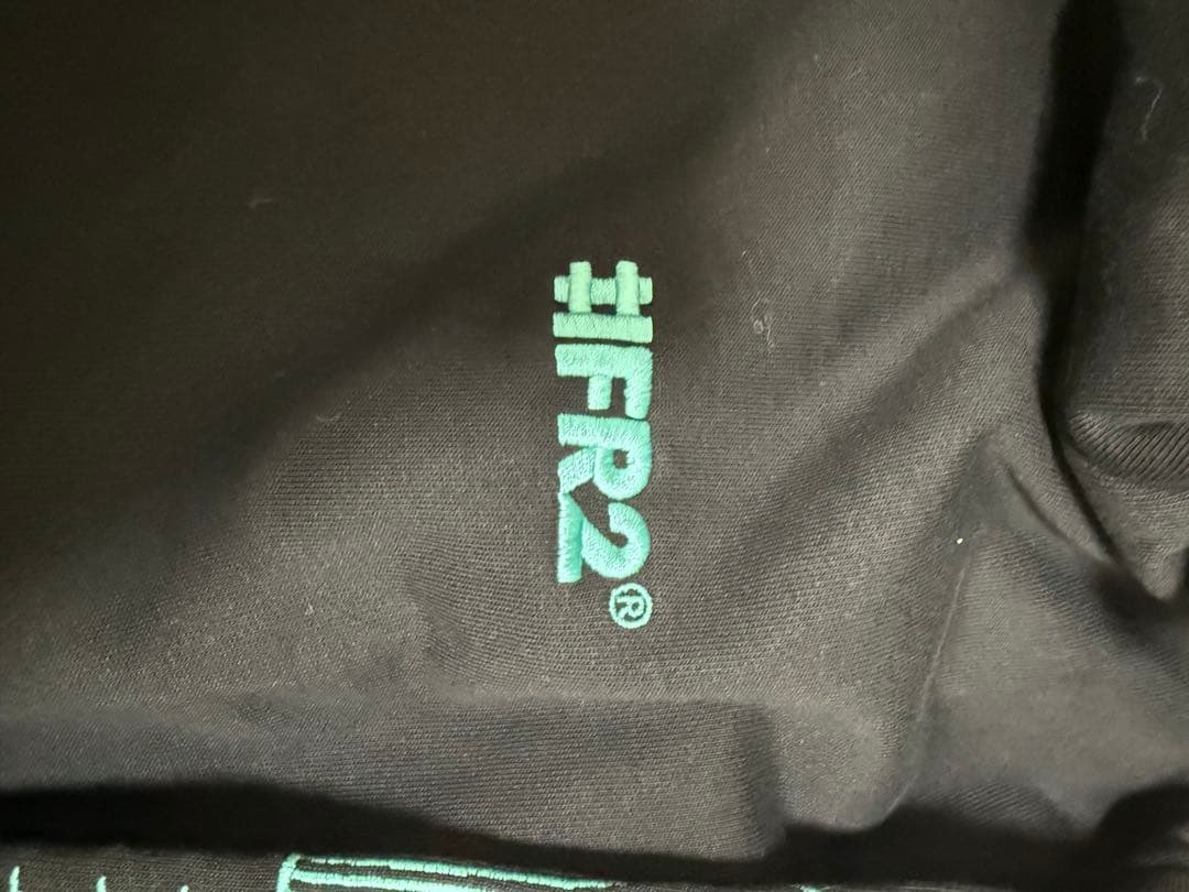 最終値下げ！#FR2 月桃　新作ブラックパーカー Lサイズ