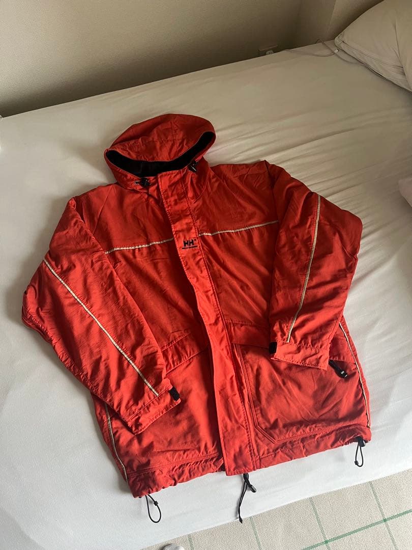 90s 00s HELLY HANSEN 赤 ナイロンジャケット