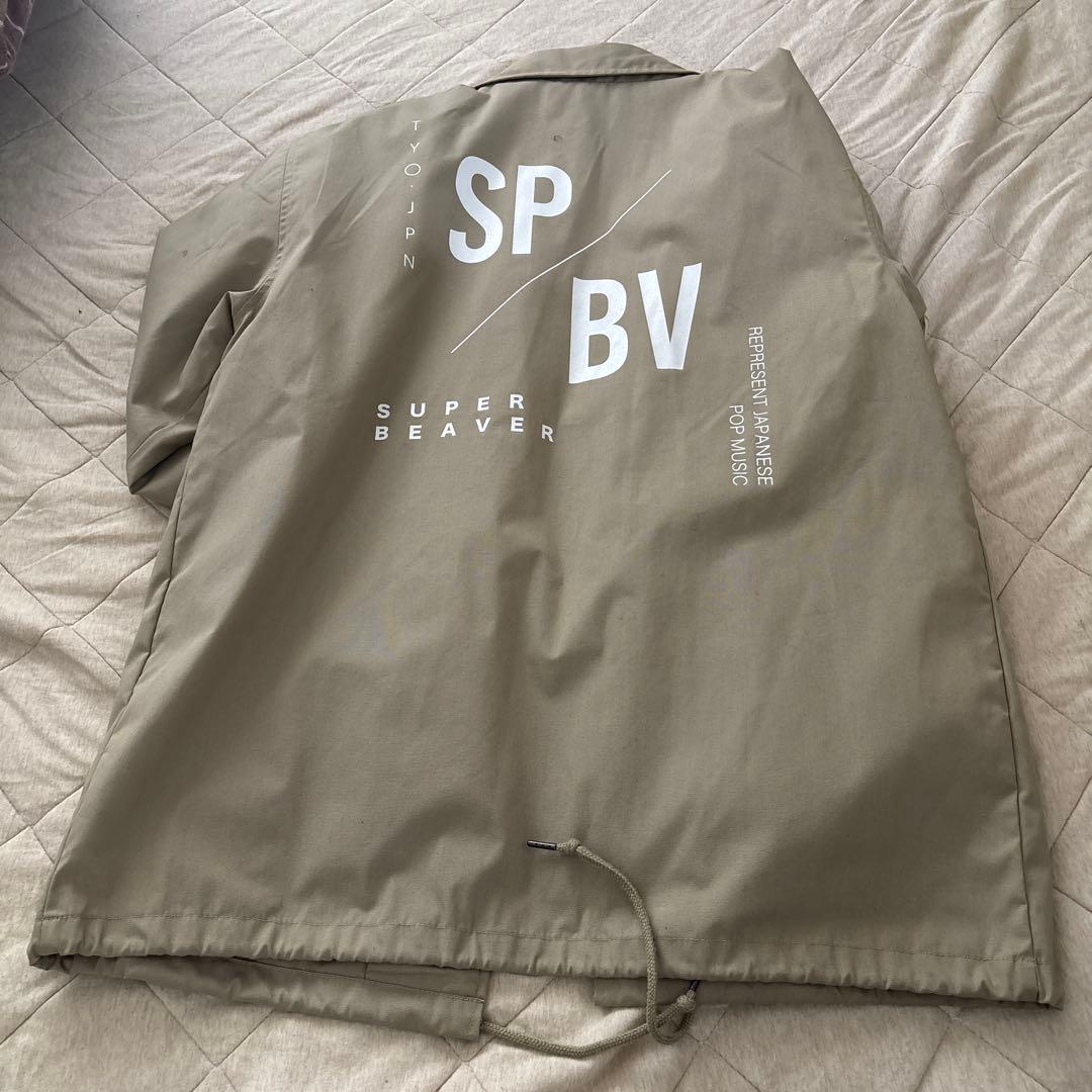【s*ページ⠀】SUPER BEAVER コーチジャケット ベージュ