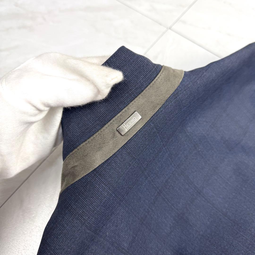 未使用に近い HERNO ヴァルスター型 ブルゾン STORM ロロピアーナ