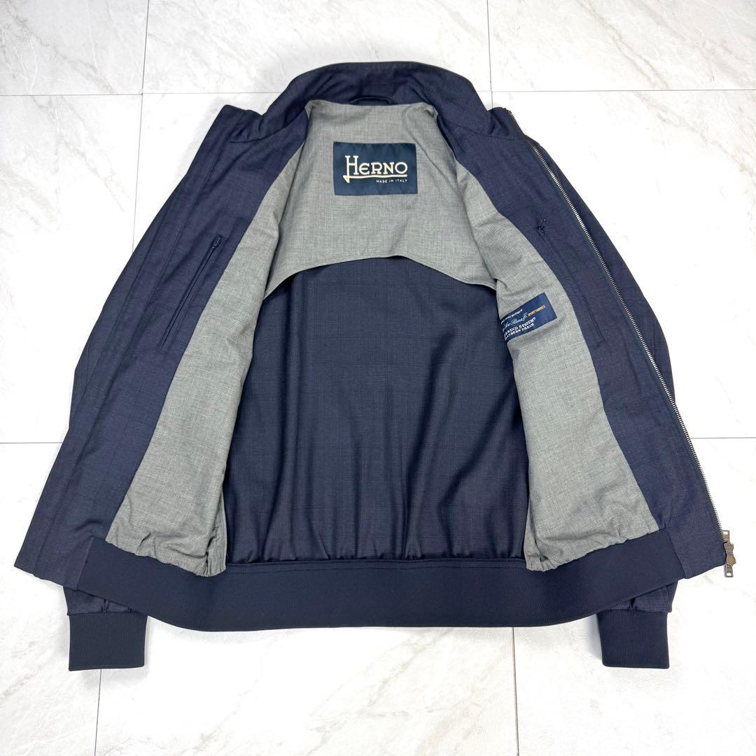 未使用に近い HERNO ヴァルスター型 ブルゾン STORM ロロピアーナ