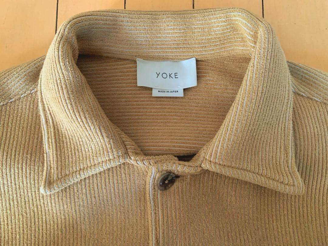 ジャケット・アウター 19AW YOKE KNIT CORDUROY SHORT BLOUSON