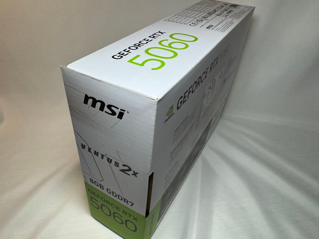 ラ*ー様 MSI RTX5060 8G VENTUS 2X OC WHITE