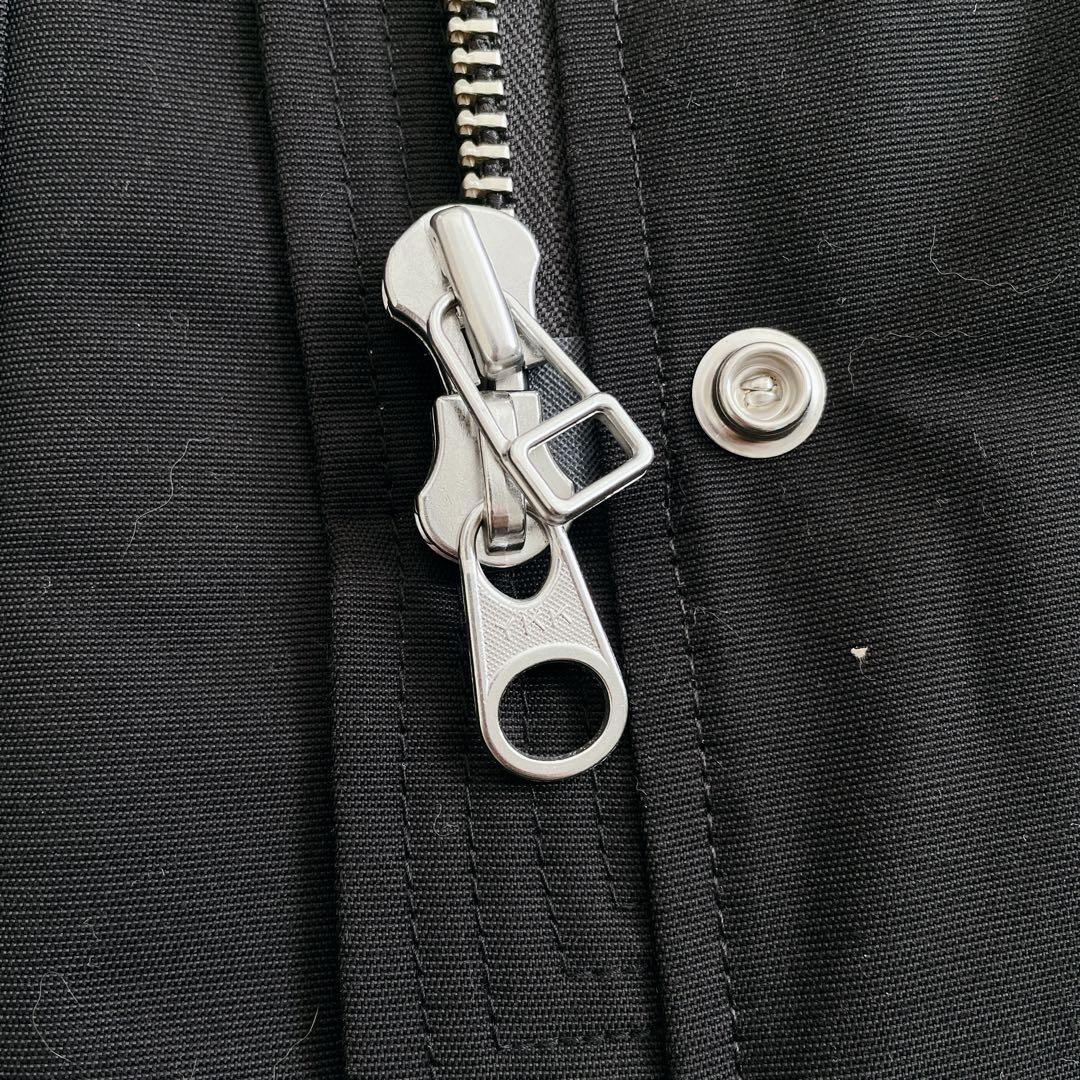 極美品✨ムースナックルズ ダウンジャケット ダウンコート ファー　黒　ブラック