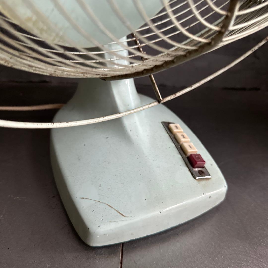 ヴィンテージ　三洋扇風機　サンヨー　通電確認済みとても可愛いカラー！