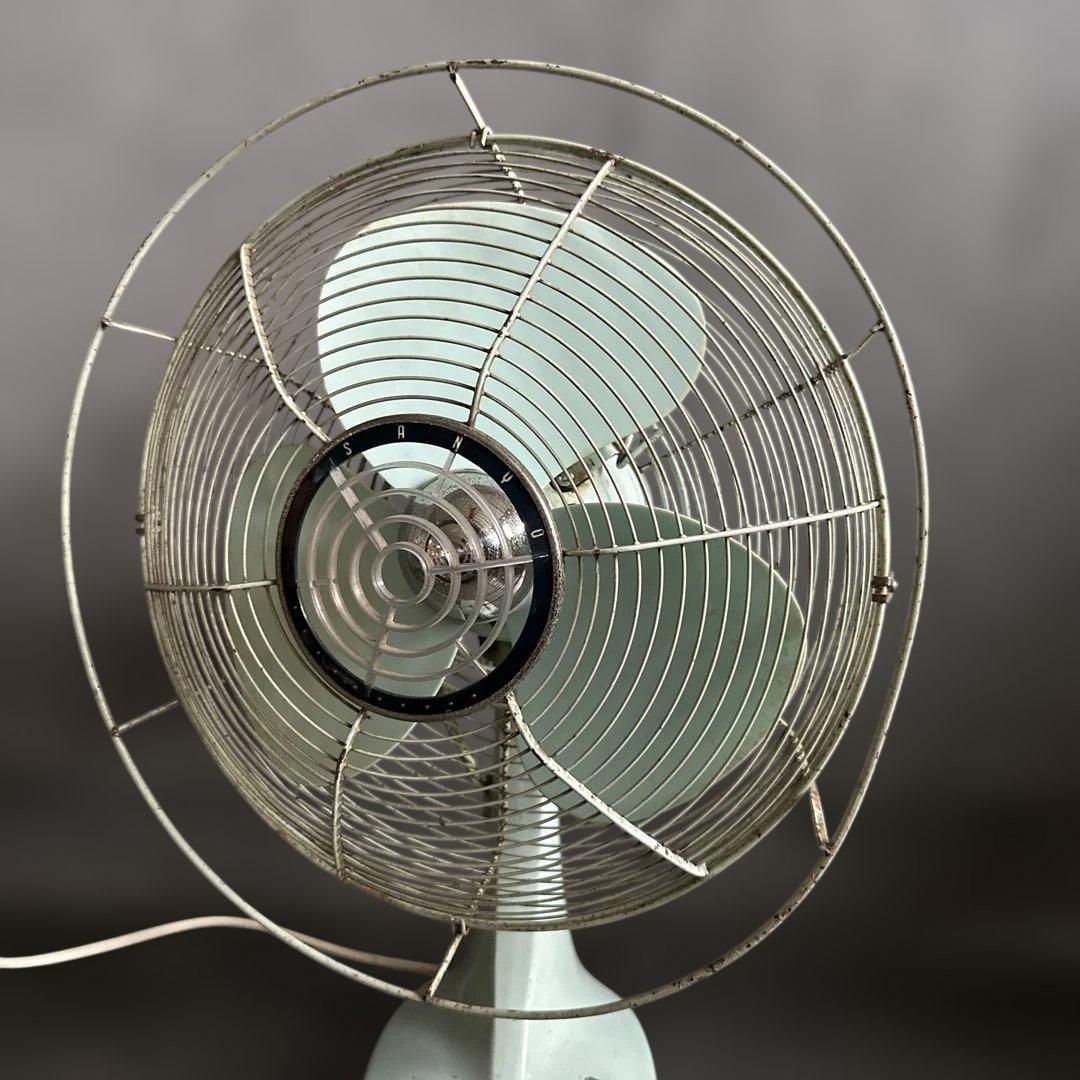 ヴィンテージ　三洋扇風機　サンヨー　通電確認済みとても可愛いカラー！