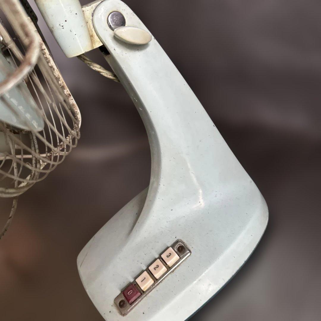 ヴィンテージ　三洋扇風機　サンヨー　通電確認済みとても可愛いカラー！