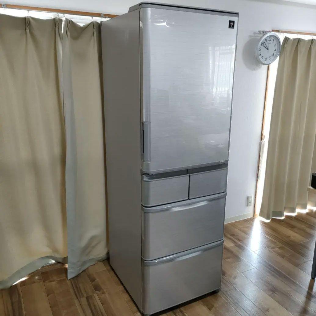 SHARP シャープ プラズマクラスター 冷蔵庫 412L SJ-W412F-S