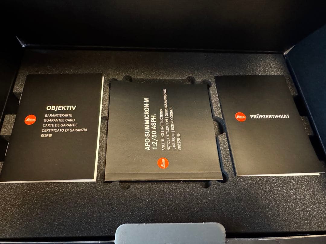 LEICA APO-SUMMICRON 50mm レンズ シルバーキャップ付き