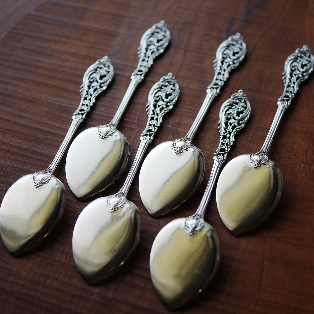 ◆アンティーク◆JeanGranvigne◆スプーン2本組（写真の6本のうち）◆