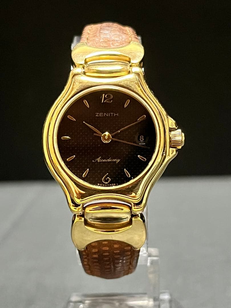 ★超絶美品ゼニス アカデミー 27.6100.106レディース腕時計　動作良好
