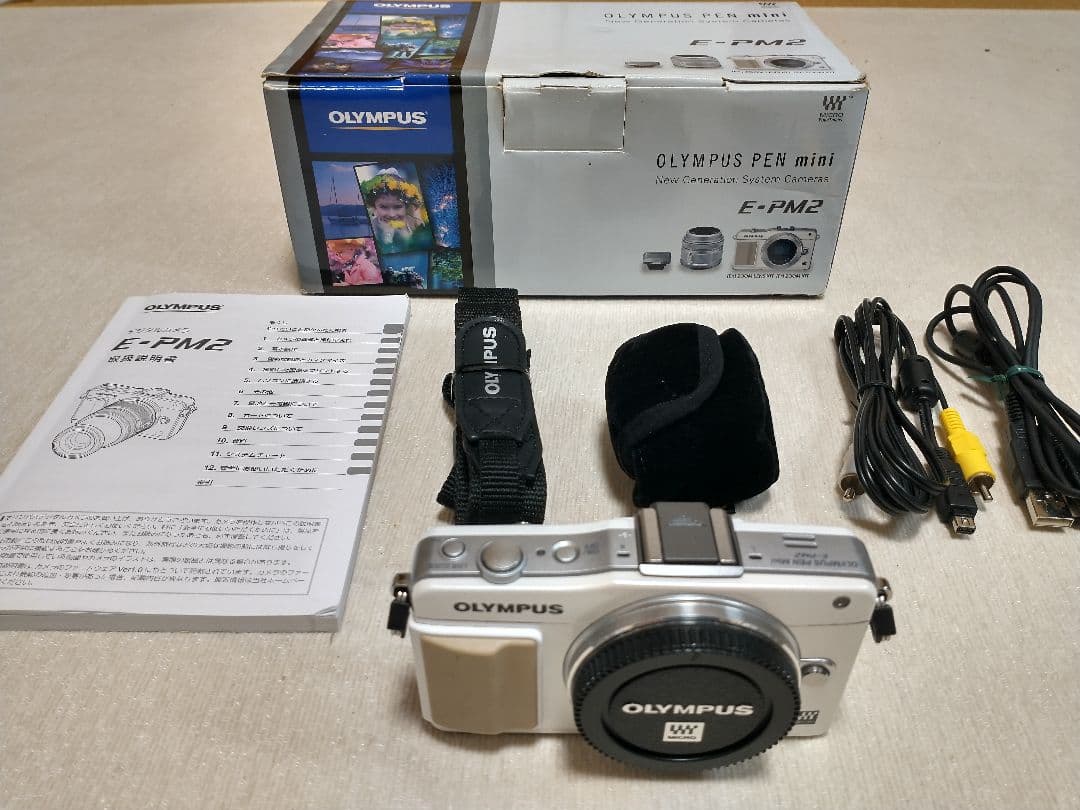 [美品] PEN Mini E-PM2 ホワイトボディ OLYMPUS