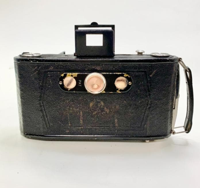 激レア「REEX」中判イコンタタイプカメラ美光堂森製作所レザーケース付