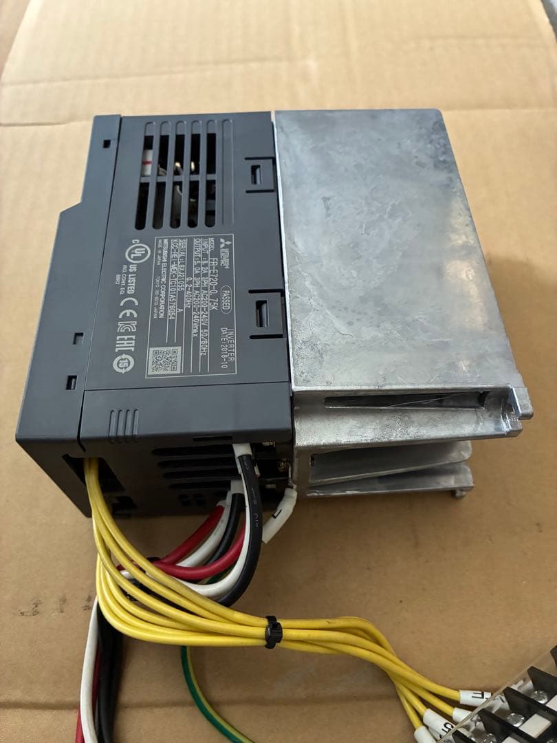 三菱電機・インバータFR-E720-0.75K(750W)