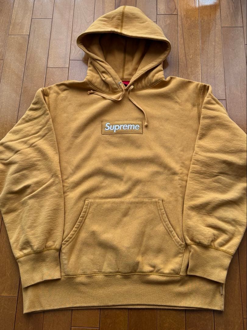 Supreme ボックスロゴフーデッドスウェット