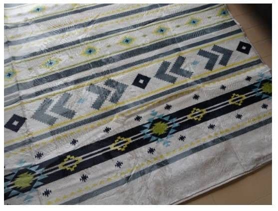 洗える ラグマット　ホットカーペット対応　Lサイズ　ネイティブベージュ❗