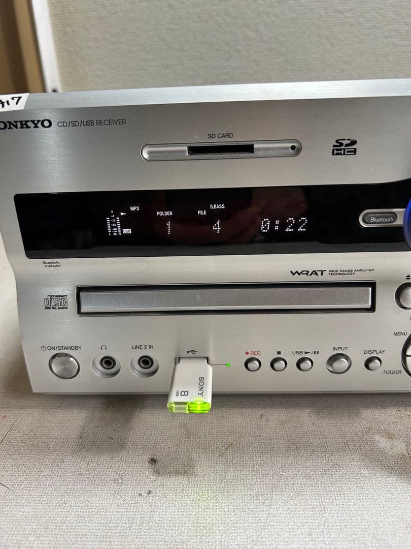 A17 整備ONKYO NFR-7TX ハイレゾCD/SD/USBレシーバー