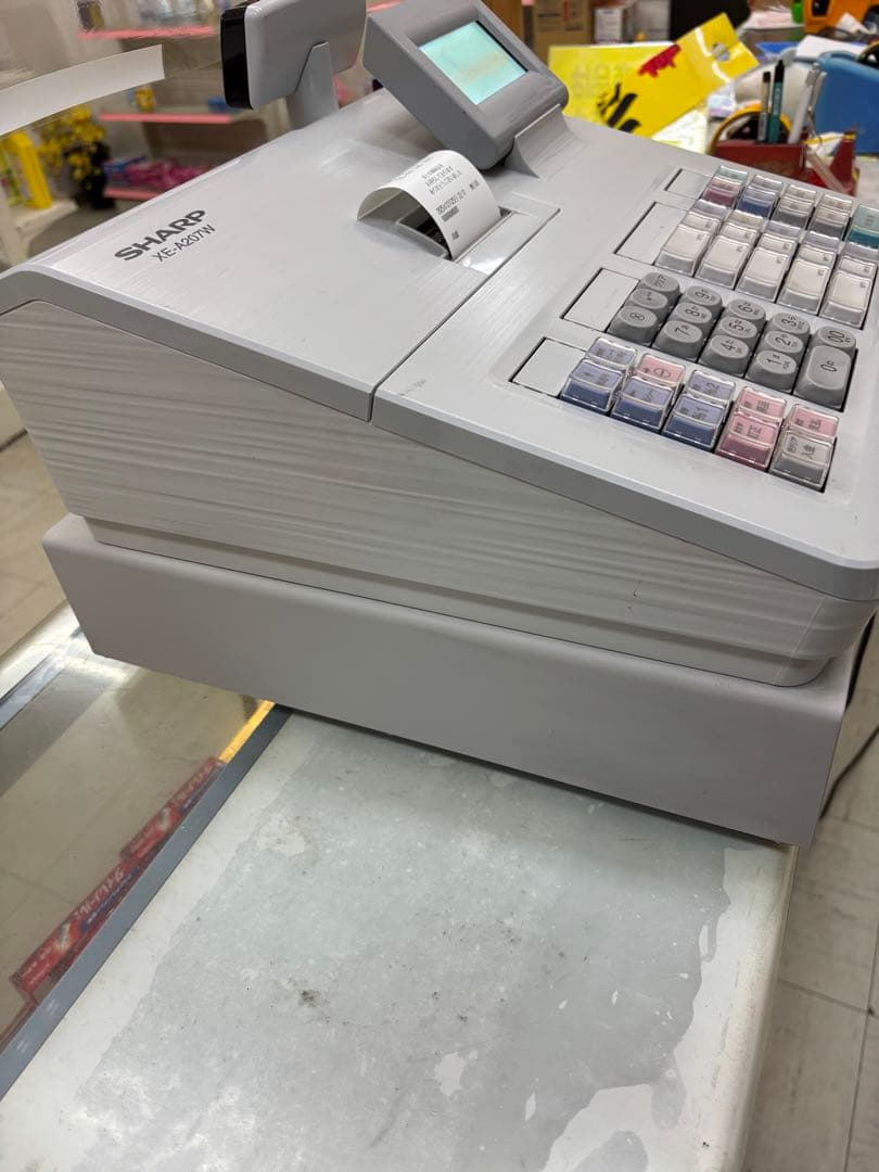 SHARP XE-A207W レジスター ホワイト