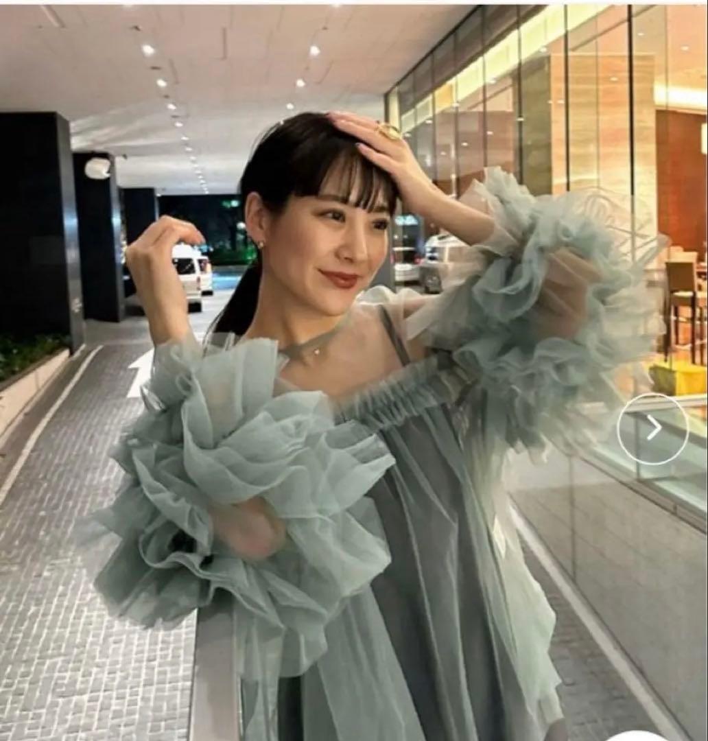 andresd デコラティブチュールトップ