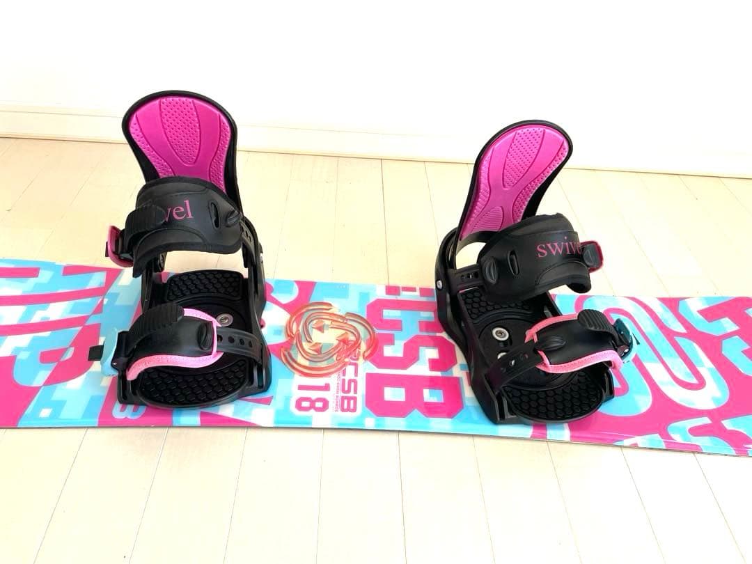 スノーボード ビンディングセット118センチ