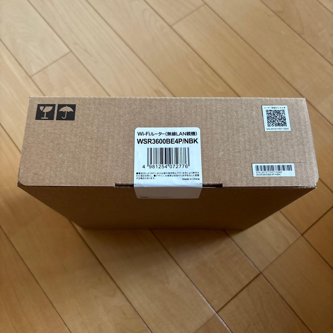 バッファロー WiFi ルーター WSR3600BE4P/NBK​