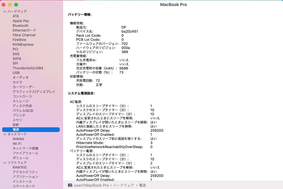 MacBook Pro MGX82J/A SSD256GB 付属品完備