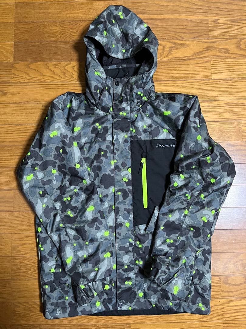 kiss mark スノーボード　ウェア　上下セット　ゴーグル　グローブ　付き