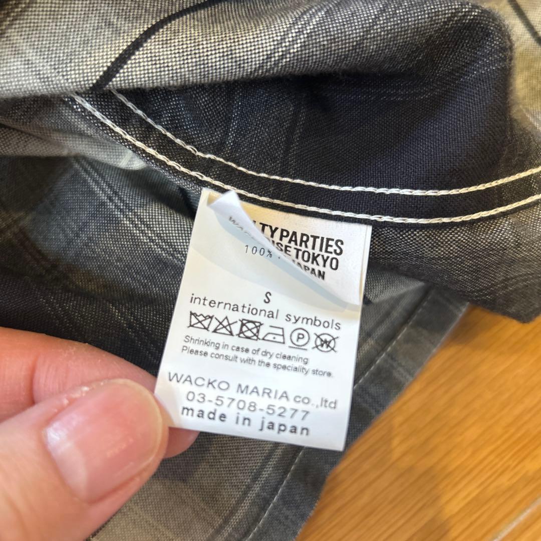 ワコマリアwackomariaオンブレーチェックシャツ　野村訓市窪塚洋介木村拓哉