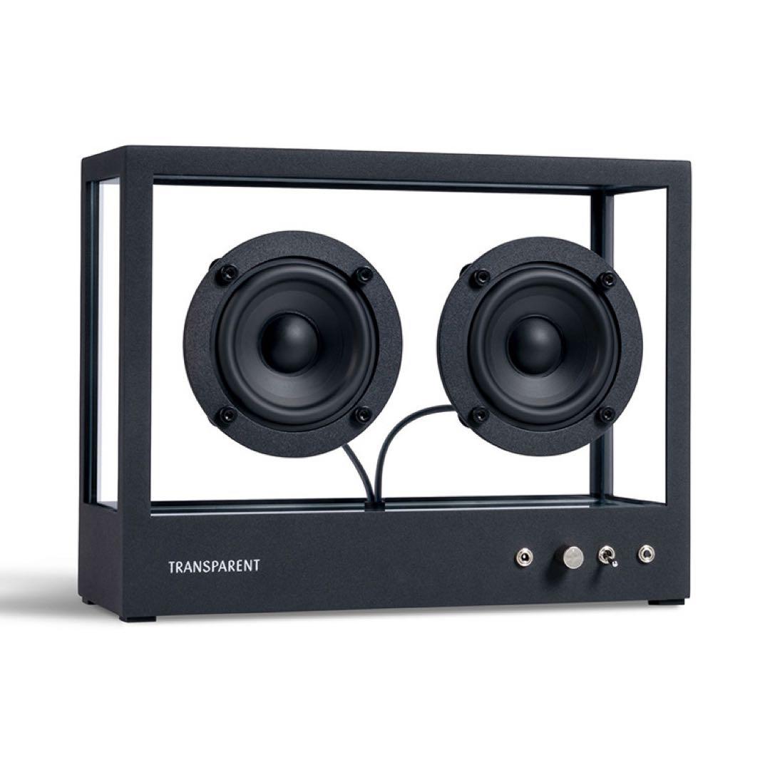 【美品】SMALL TRANSPARENTトランスペアレント スピーカー