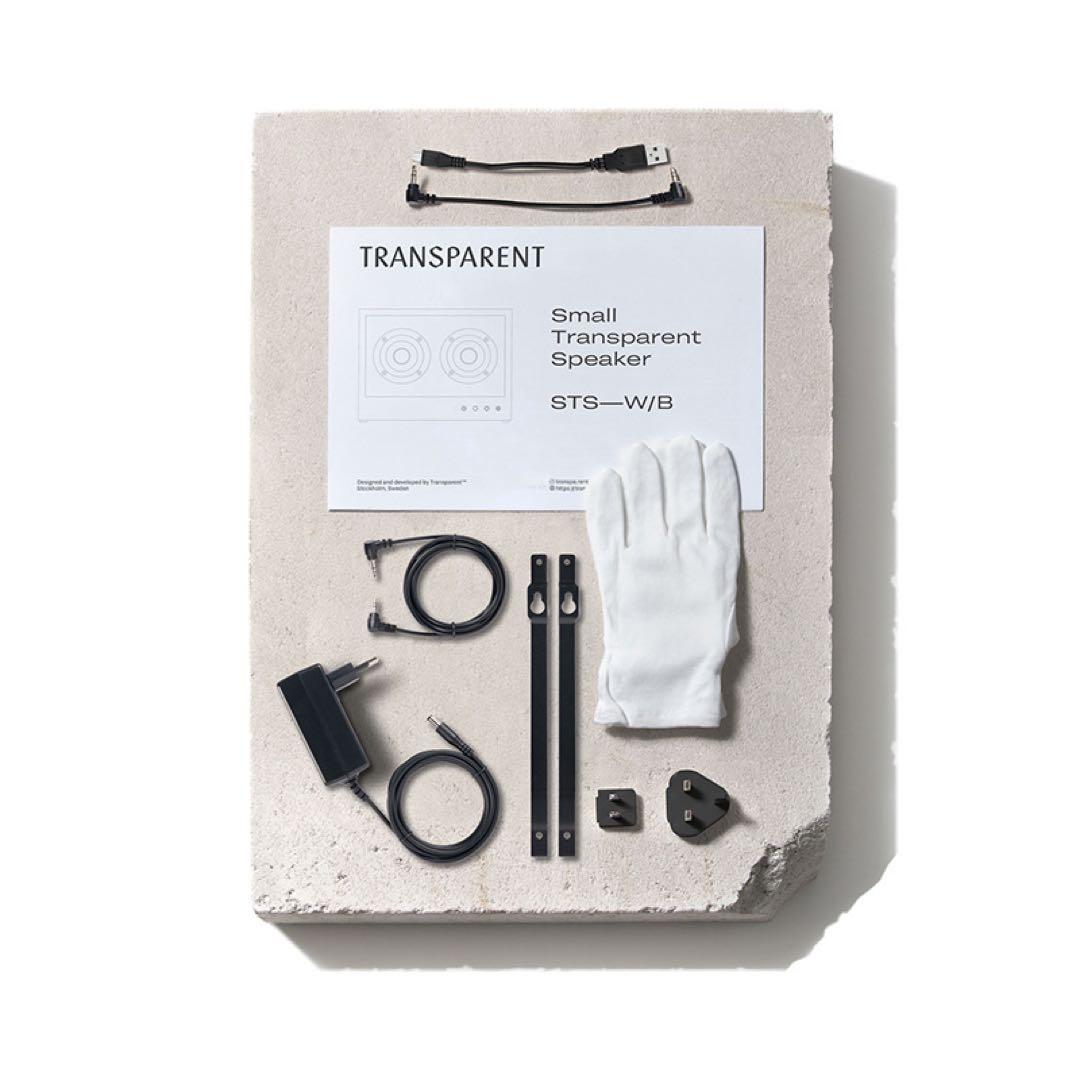 【美品】SMALL TRANSPARENTトランスペアレント スピーカー