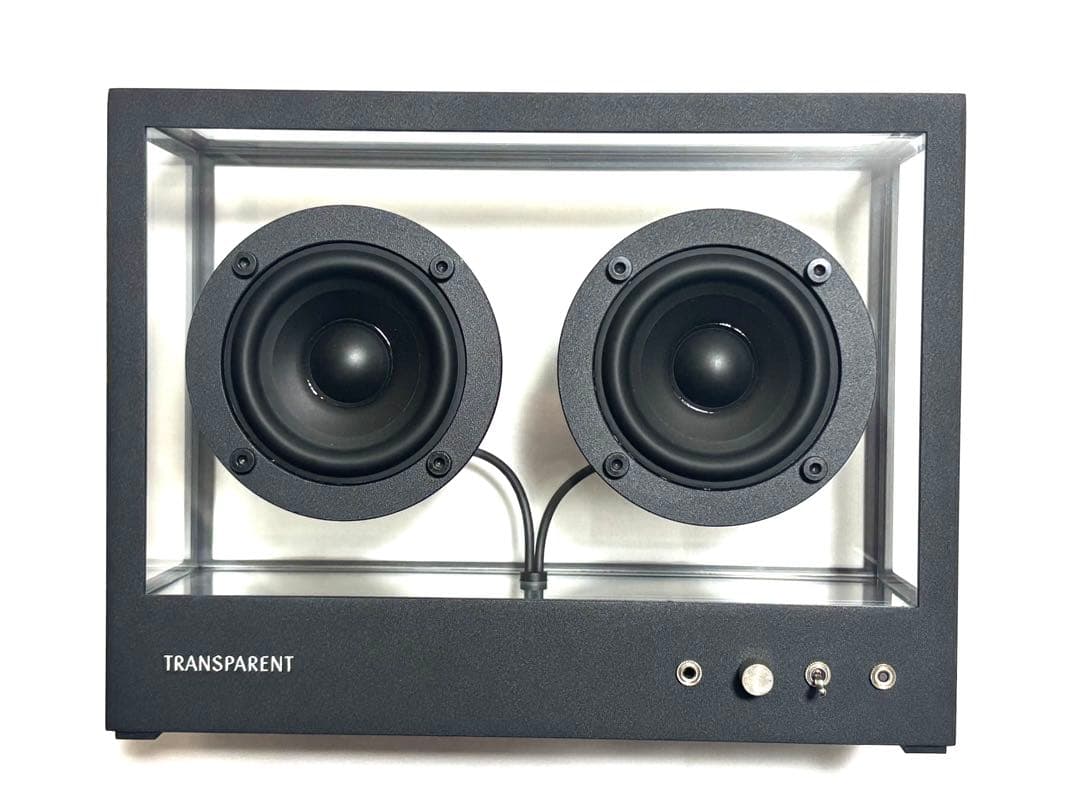 【美品】SMALL TRANSPARENTトランスペアレント スピーカー